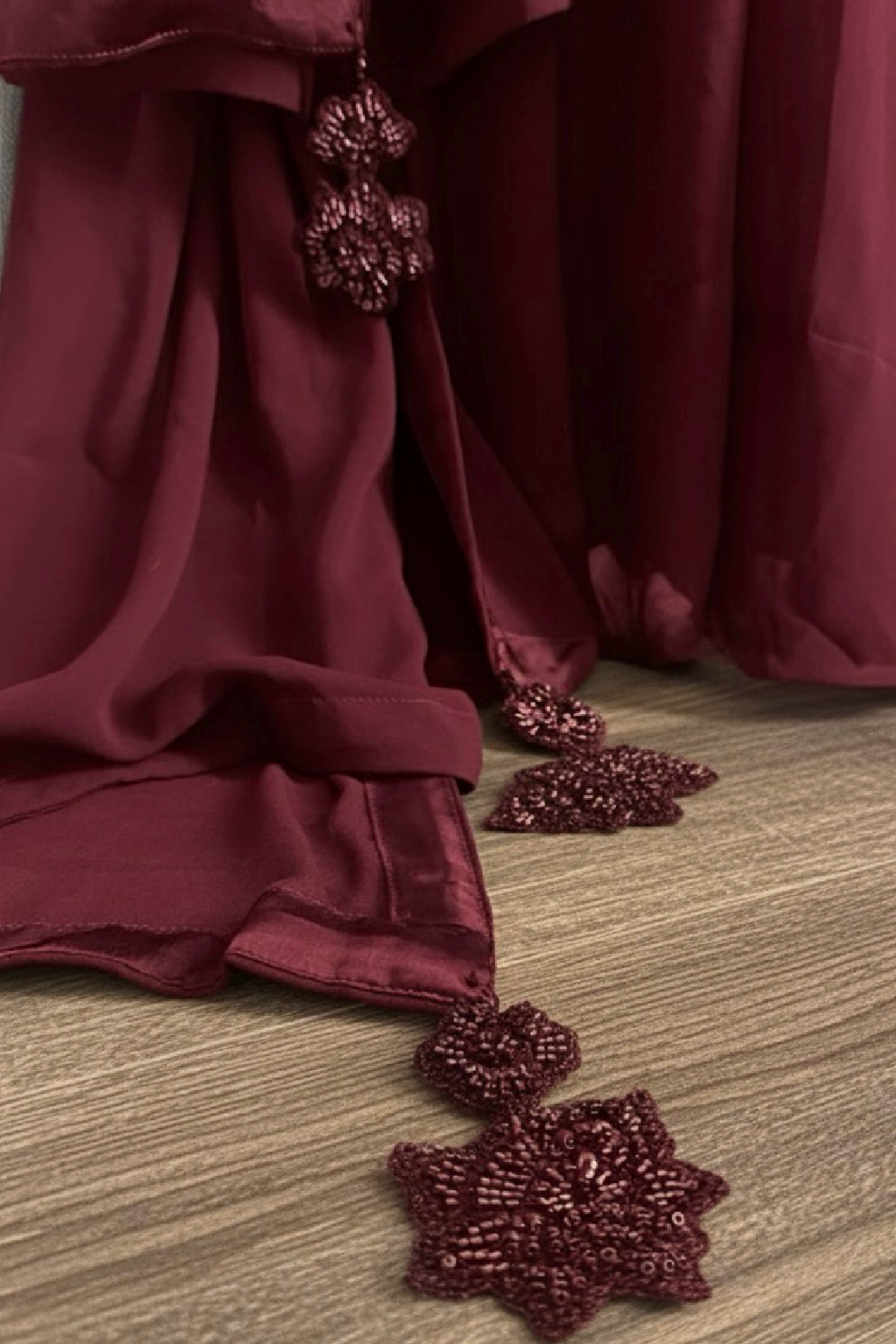 Maroon Dilrba Dress