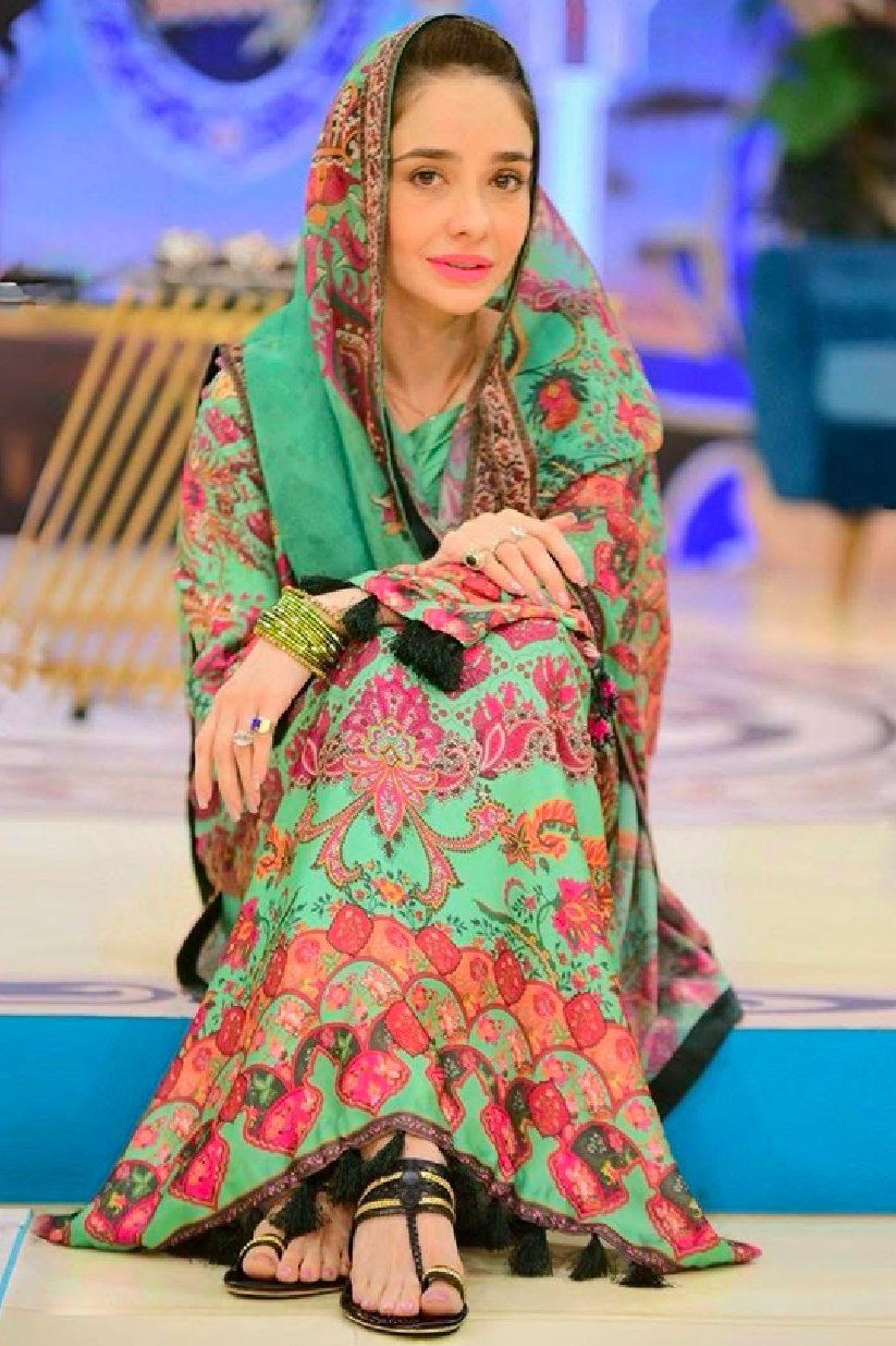 Juggun Kazim Spotted in “Silk Dynasty” dresses!