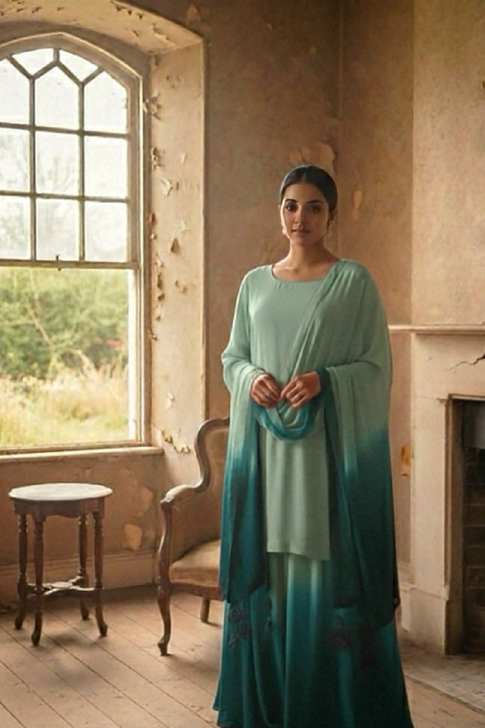 Green Dilruba Dress