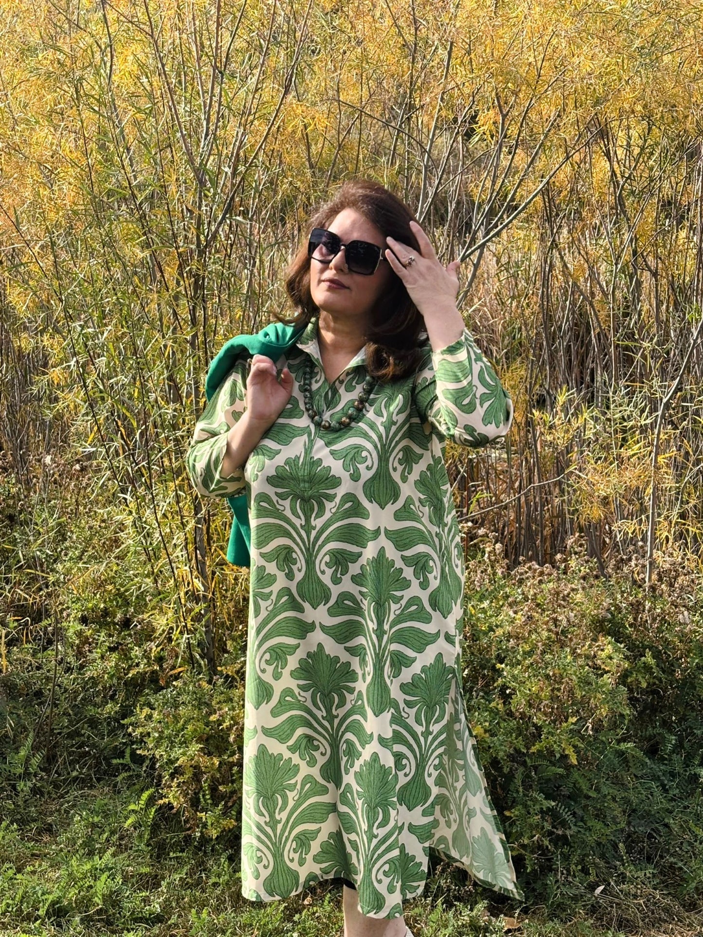 Emerald Sycamore Leaf