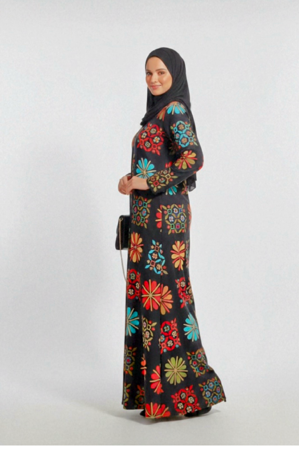 Mosaic Bloom Abbaya