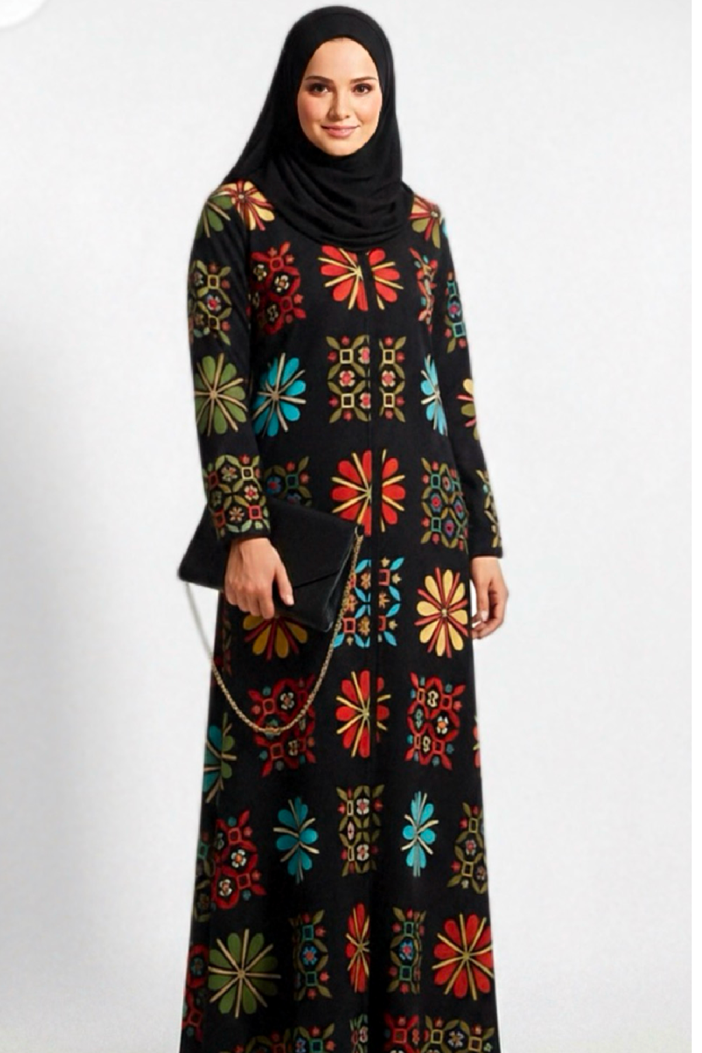 Mosaic Bloom Abbaya