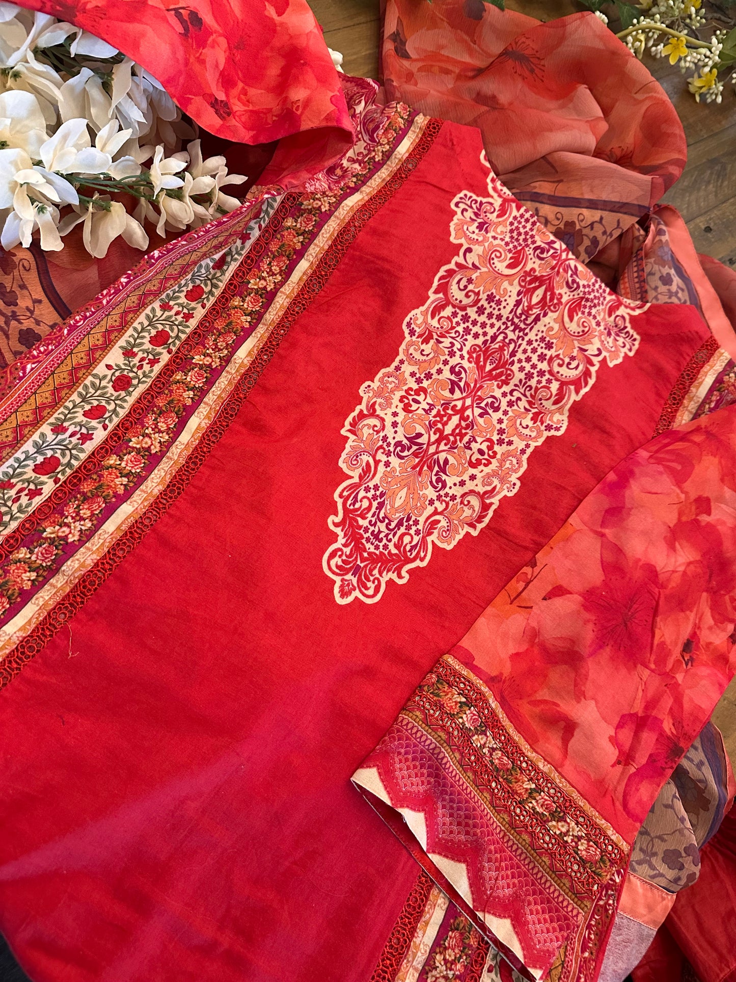 GUL-E-GULNAR - Unstitched