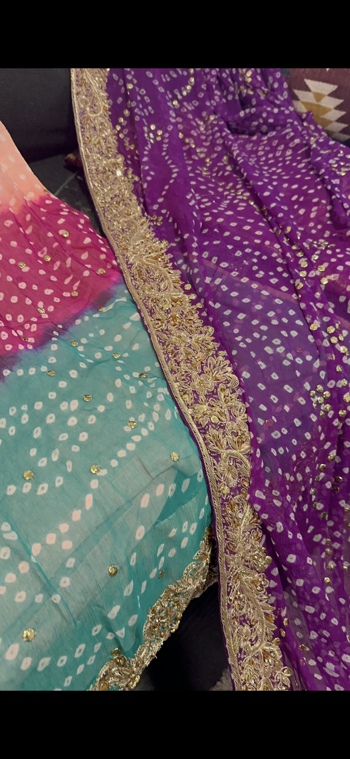 Gulabi Chunri dress
