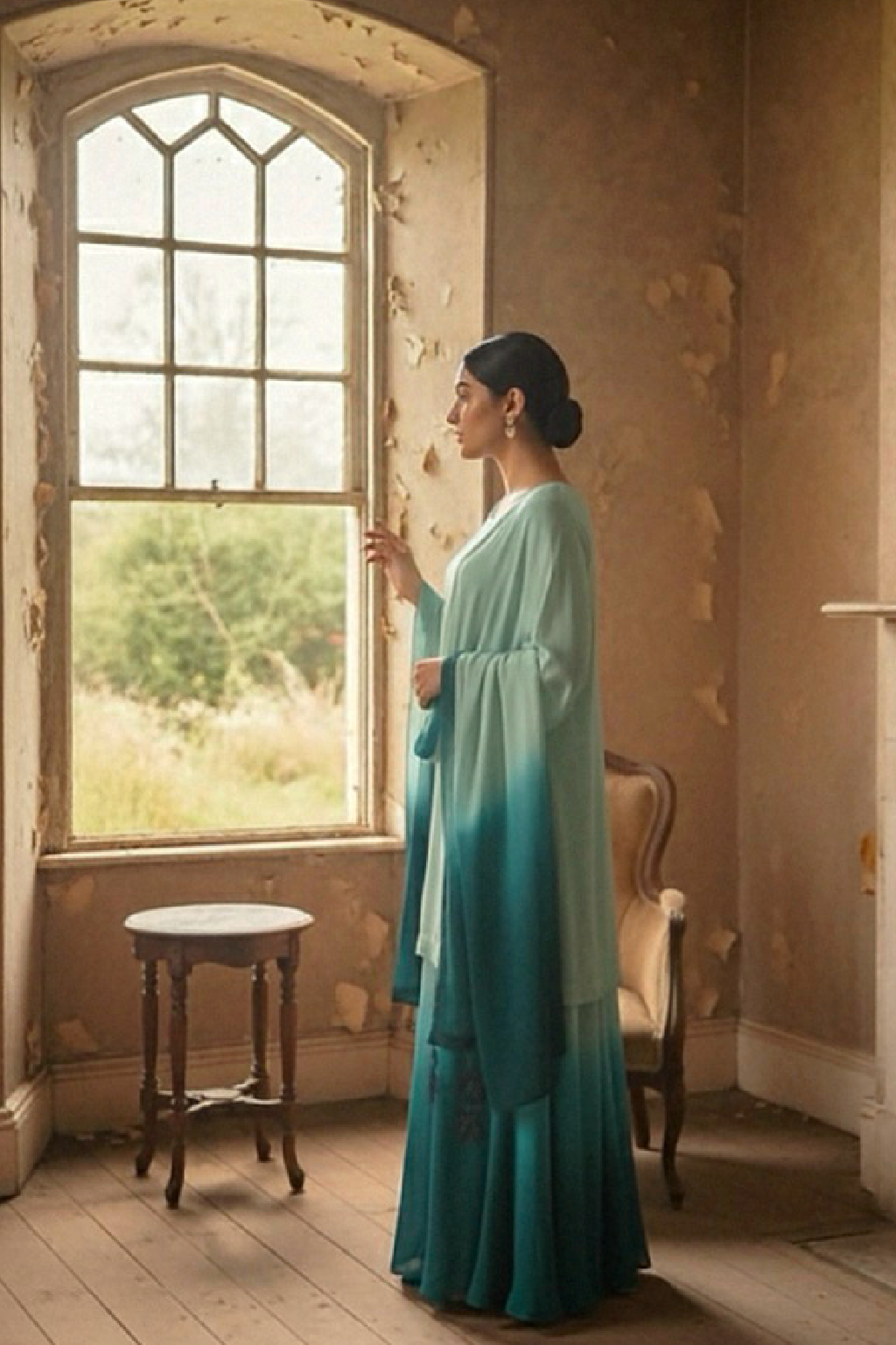 Green Dilruba Dress