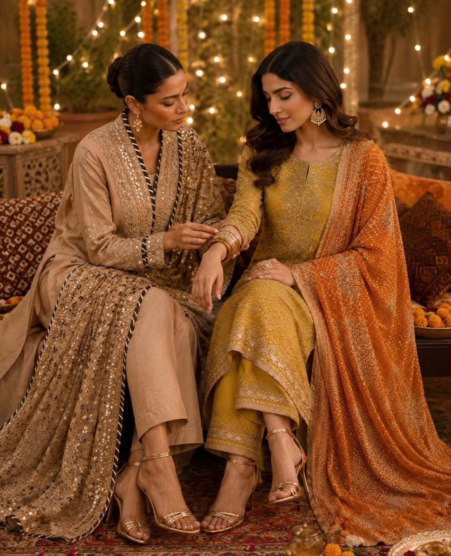 Sunehri Chunri dress