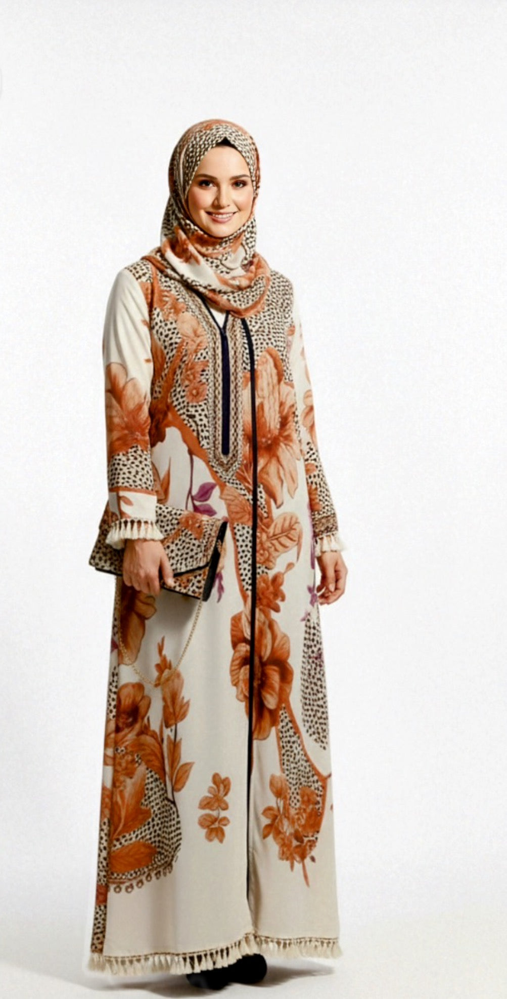 Caramel veil  Abbaya