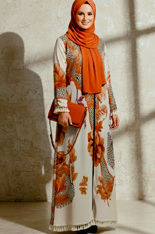 Caramel veil  Abbaya
