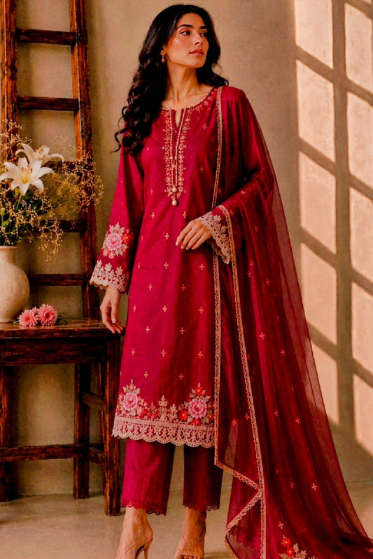 Gulnar Pakistani Embroidered Dress