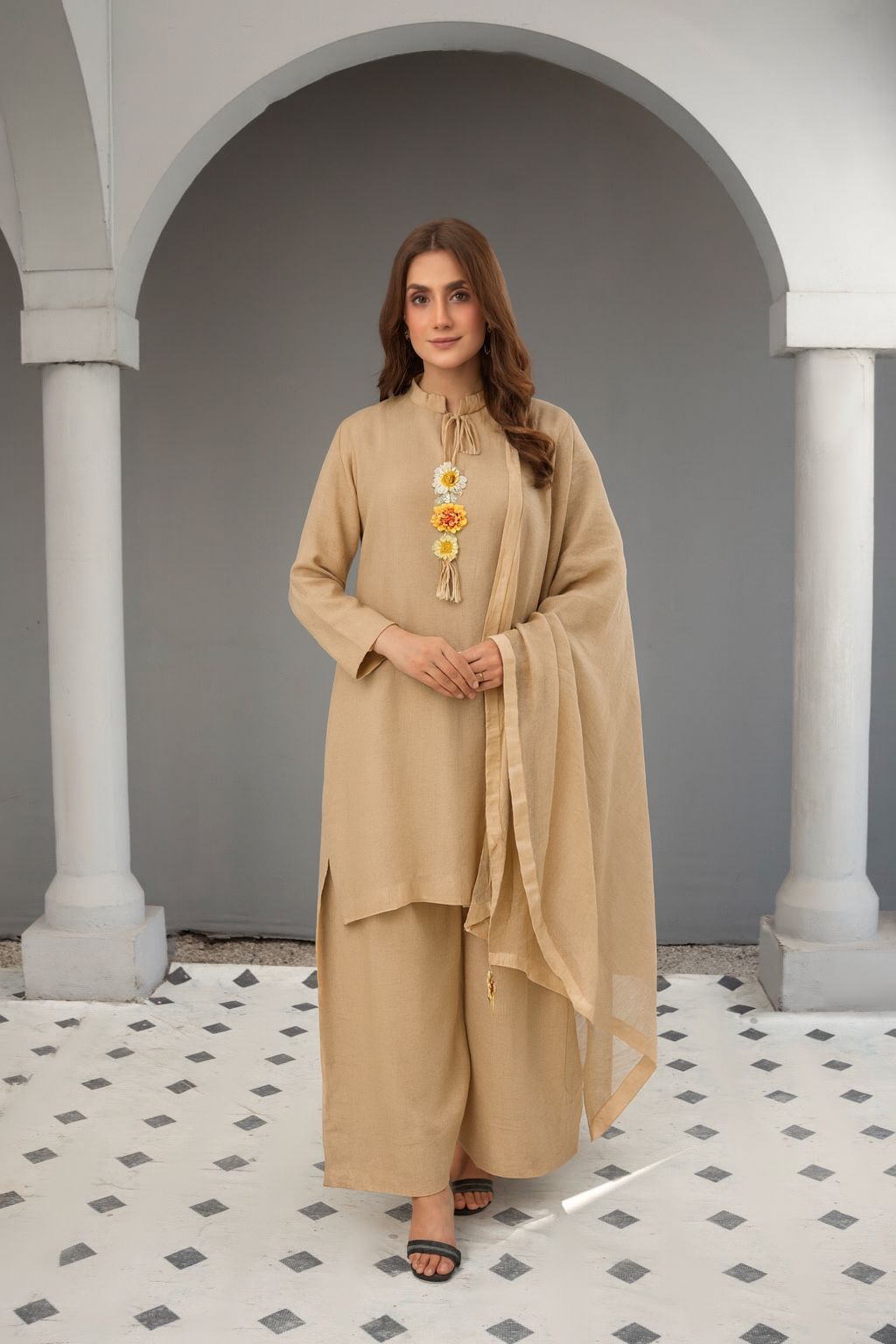 Sandstone farshi shalwar suit