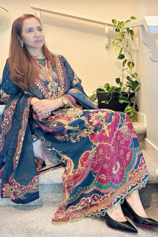 Nabila Khan Spotted in “Silk Dynasty” dresses