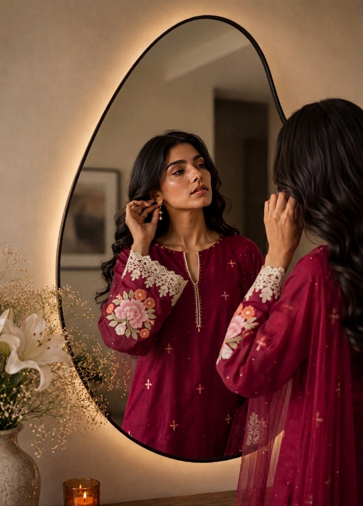 Gulnar Pakistani Embroidered Dress