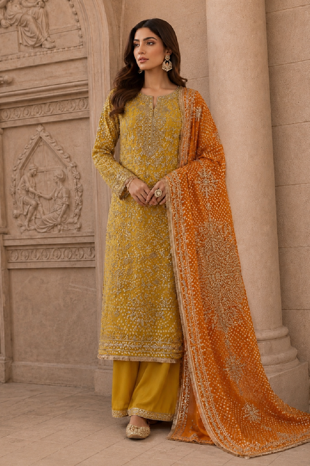 Sunehri Chunri dress